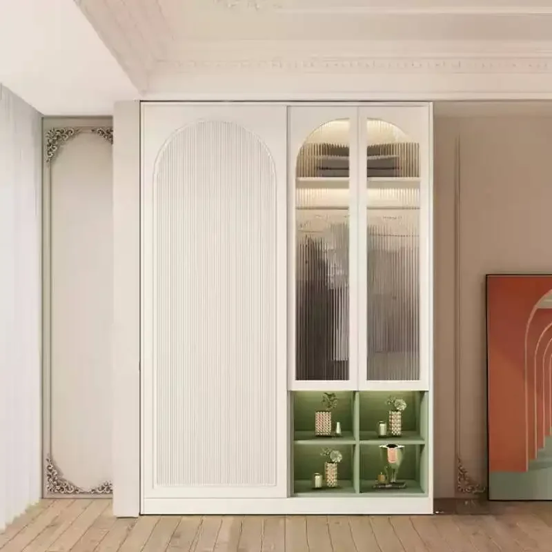 Скандинавский органайзер деревянные шкафы роскошный из МДФ с ладонями для