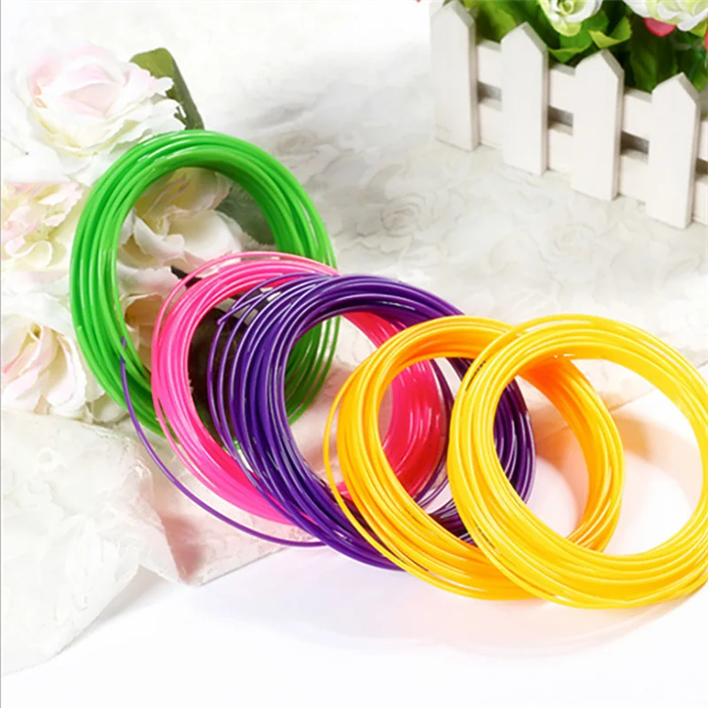 

PLA Filament 16.4 Feet Each Color 3D Printer Pen Filament Refills 1.75MM Consumables for 3D Pens For School Office Supply