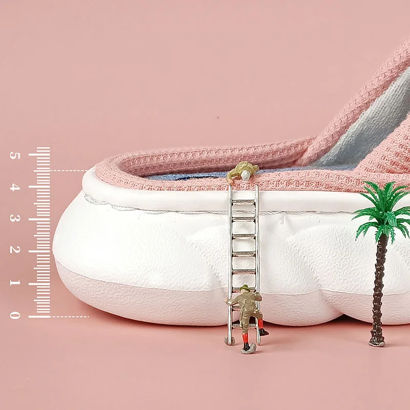 Cute Pig Home Slippers for Women Animals Platform Soft Slippers Female Lovely Penguin House Slides Four Season Indoor Shoes New