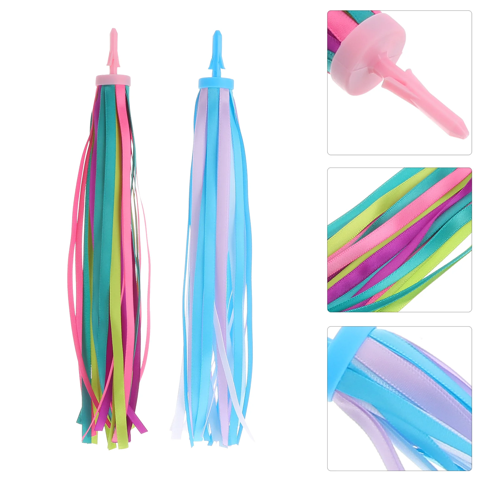 

Bike Handlebar Scooter Streamers Kids Streamer Tassel Ribbondecorations Grips Handle Colorful Girl Cycle Tricycle