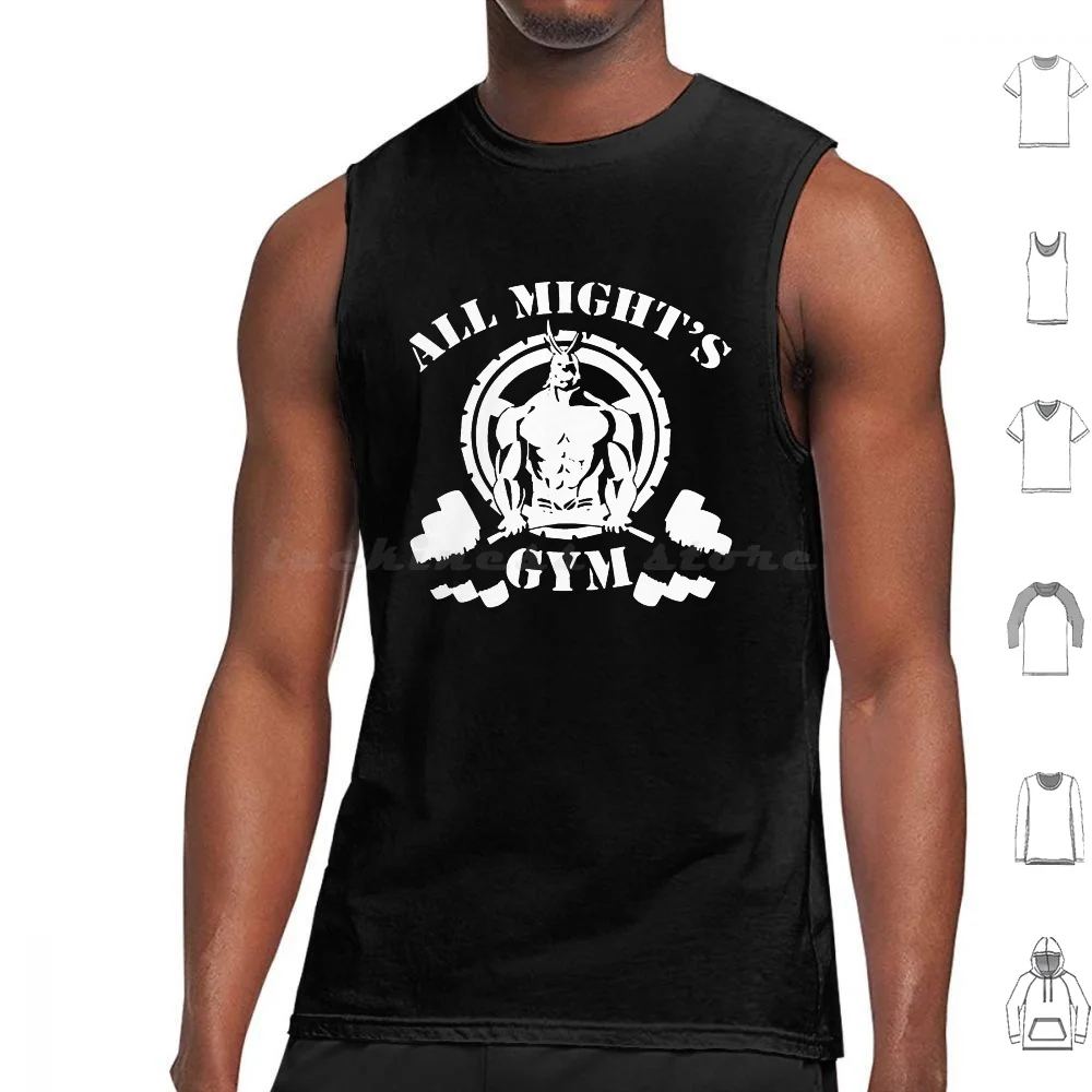 

All Might's Gym Tank Tops Vest Sleeveless All Might Boku No Hero Academia Bnha Mha Plus Ultra Tsuyu Asui Oru Maito Anime