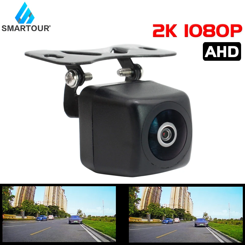 

Smartour 170 ° 2K AHD 1080P/720P Автомобильная камера заднего вида «рыбий глаз» Full HD функция ночного видения стандартная парковочная камера для AHD монито...