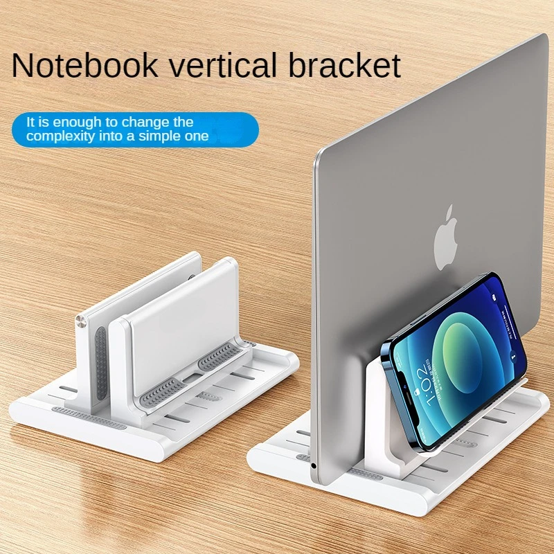 

Laptop Vertical Storage Bracket Computer Desktop Vertical Bracket Heat Dissipation Vertical Hanging Fixed Base Computer Stand