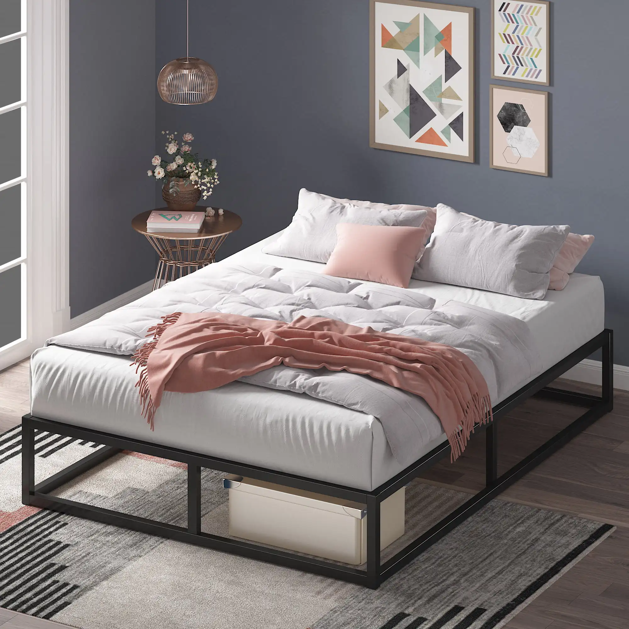 

Zinus Joseph Modern Studio 10" Platform Low Profile Bed Frame, Twin