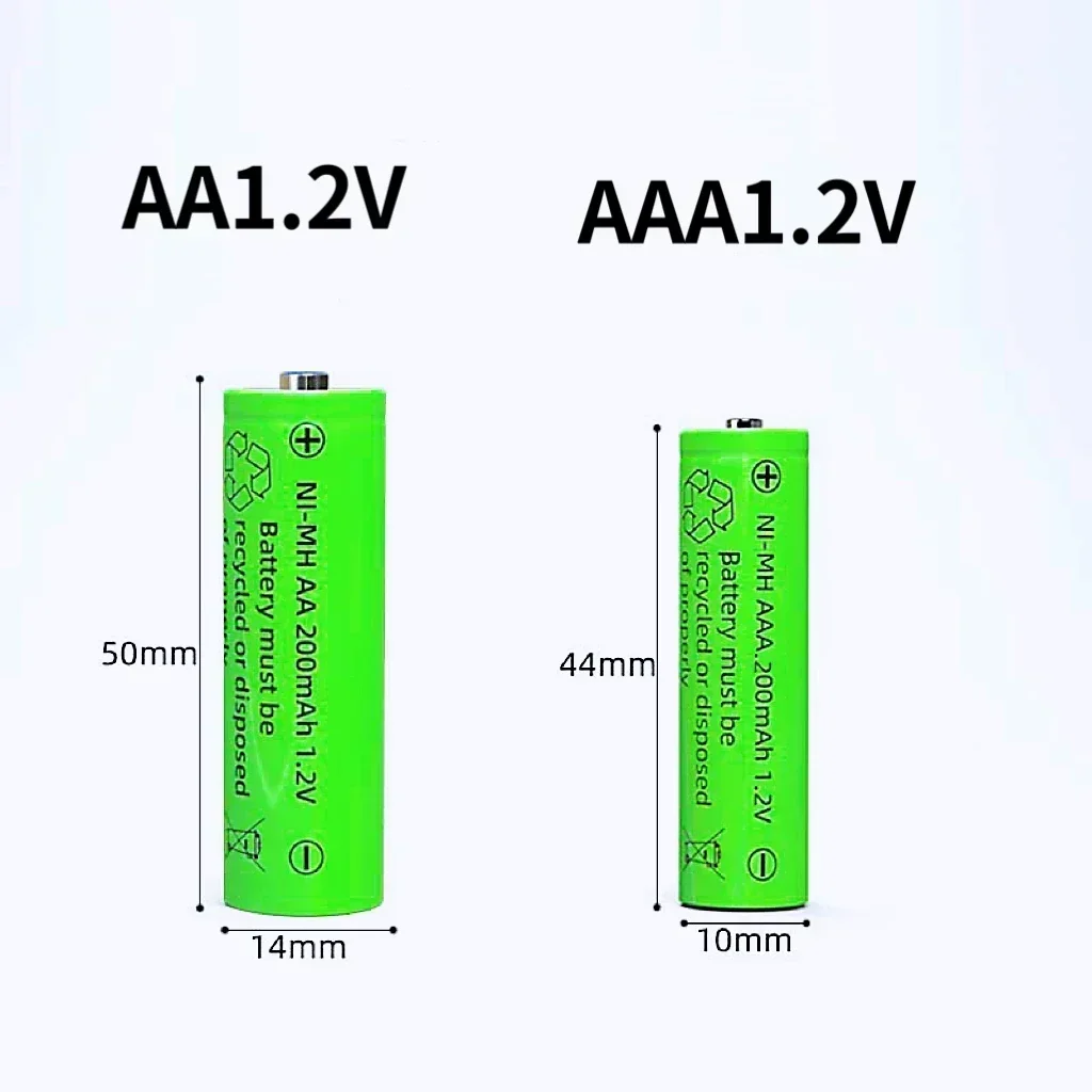 Перезаряжаемая батарея 1 2 В NiMH AA/AA 200 мАч RC