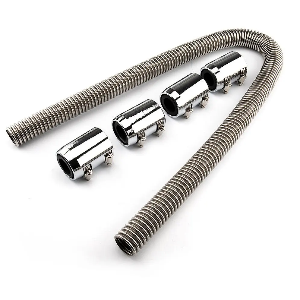 

Universal Auto Parts Automobile Engine Cooling Water Pipe Radiator Stainless Steel Hose Durable Connection Clamp