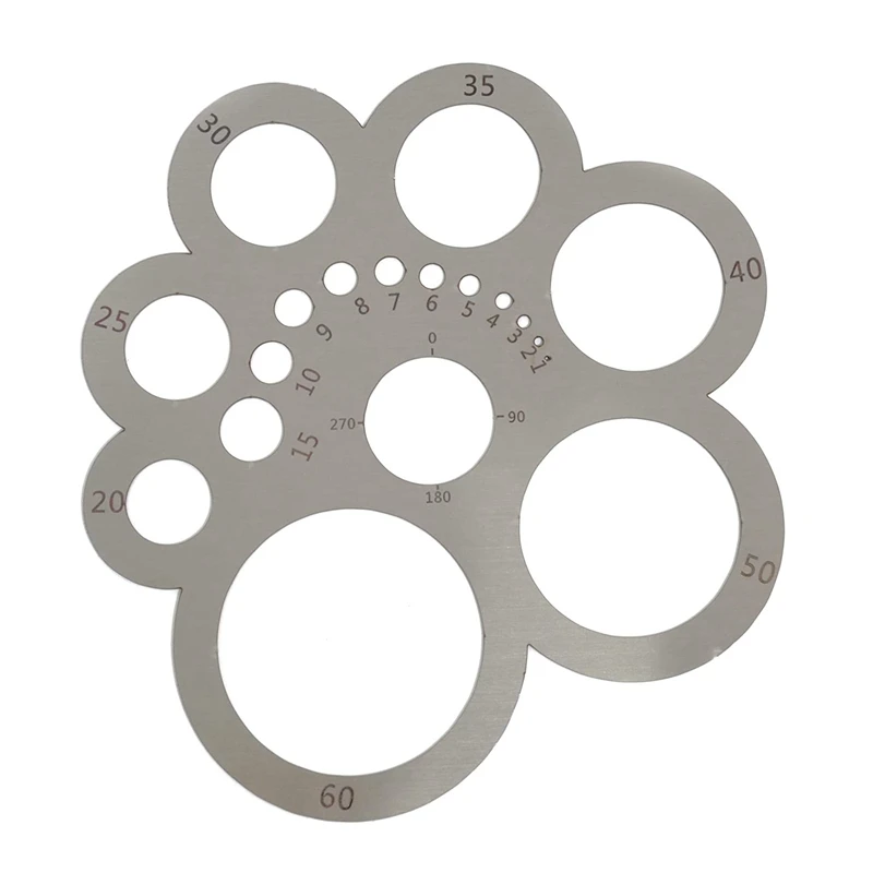 Инструмент Для Резки Кожи угловой резак Круглый шаблон для рисования