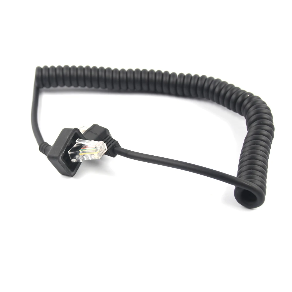 8 Pin Replacement Speaker Mic Cable Microphone Cord for Kenwood TK-868G TK-768G TK-862G TK-762G TM-271A TM-471A TK-760 Radio