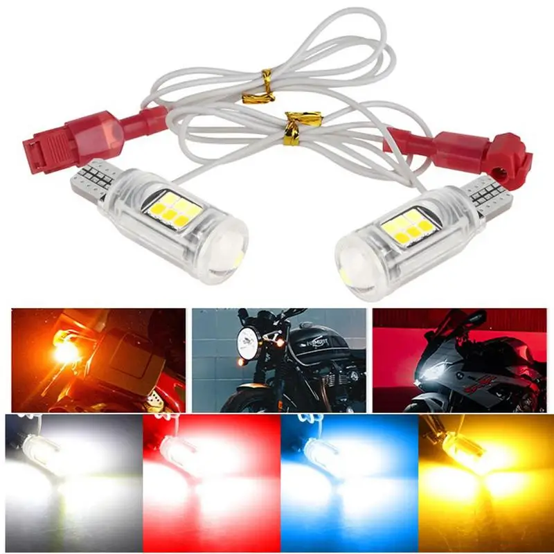 

LED Turn Signal Indicator Light For Motorcycle Universal Turn Signals Indicator Flashing Light Blinker LED Indicator for Bike