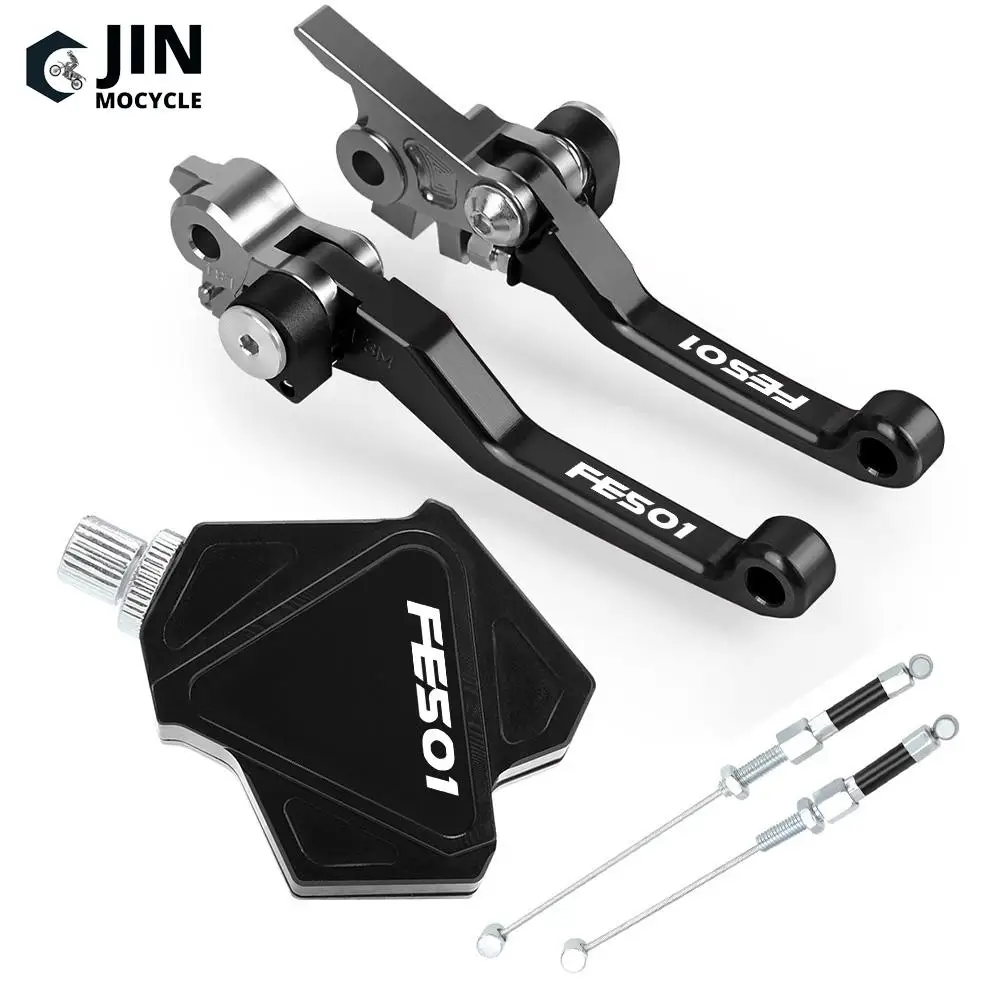 

For HUSQVARNA FE501 2017 2018 2019 2020 Motorcross Accessories CNC Stunt Clutch Lever Easy Pull Cable System Brake Clutch Levers