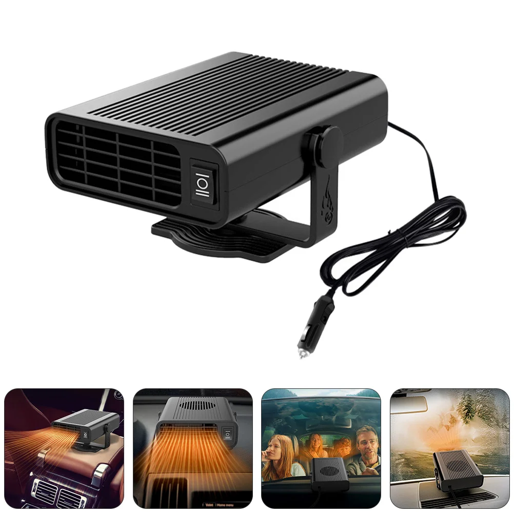 

Car Heater Vehicle Fan Hot-air Blower Portable Warmer Durable Abs Auto Snow Defogger Usb