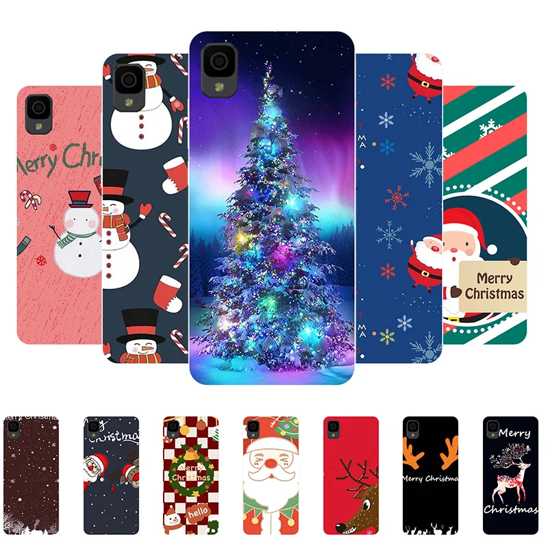 

for TCL 30 LE Case Christmas New Year Soft Silicone Back Cover Case for TCL 30 LE 30LE Phone Case TCL30 LE