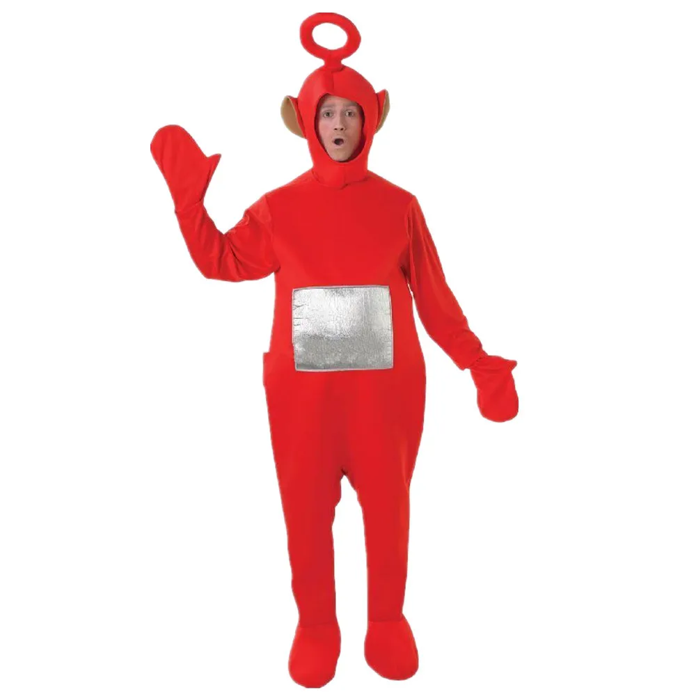 

4 Colors Teletubbies Cosplay for Adult Funny Tinky Winky Dipsy Laa-Laa Po Anime Carnival Costume clothes