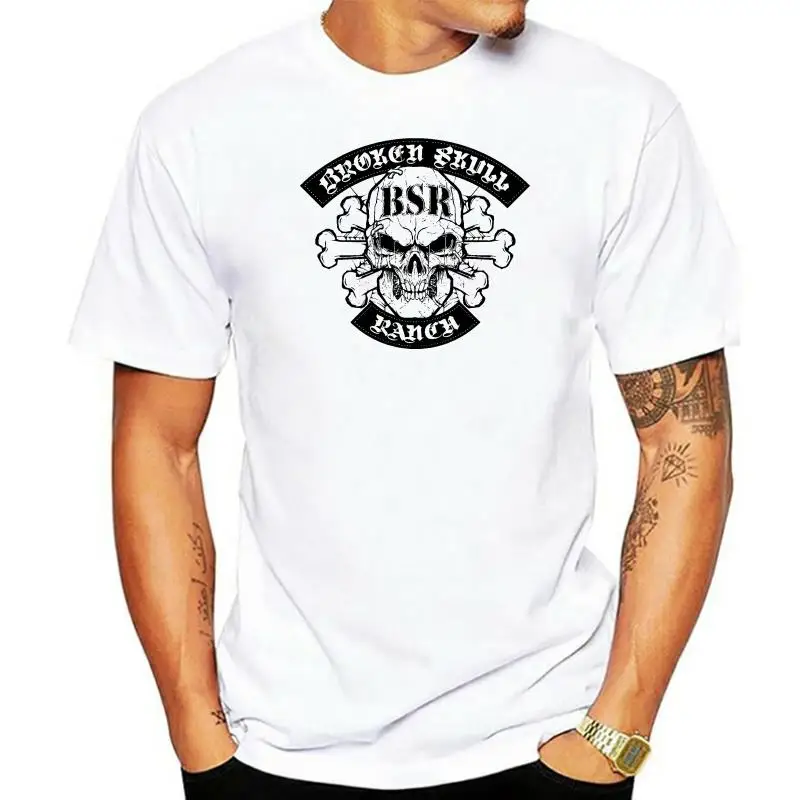 

Футболка с изображением сломанного черепа ранчо