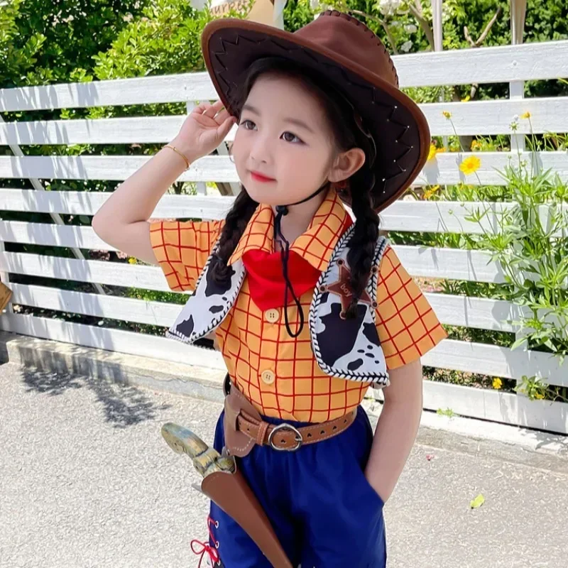 Рождественский ковбойский костюм Вуди Джесси Диснея детское платье для девочек