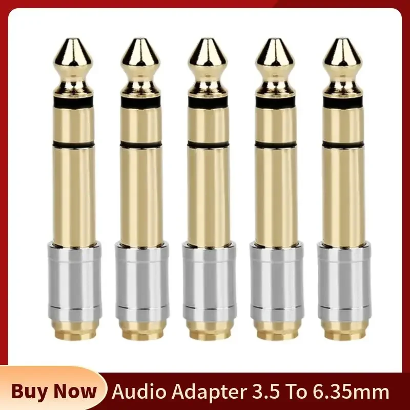 

Оптовая продажа, аудиоадаптер с 3,5 на 6,35, 6,5 мм, 3,5 мм, переходники с коннектором «папа» «мама», штекер для наушников 6,3, бытовая электроника