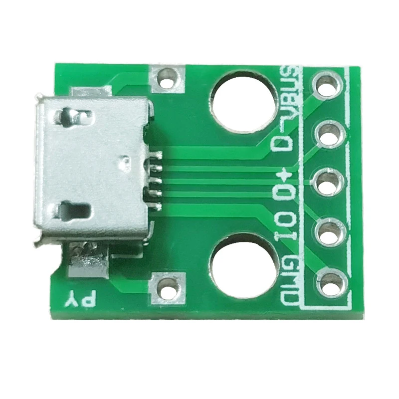 

10 шт. Micro Mini USB A Male USB 2,0 3,0 A Female USB B разъем интерфейса до 2,54 мм DIP PCB конвертер адаптер коммутационная плата