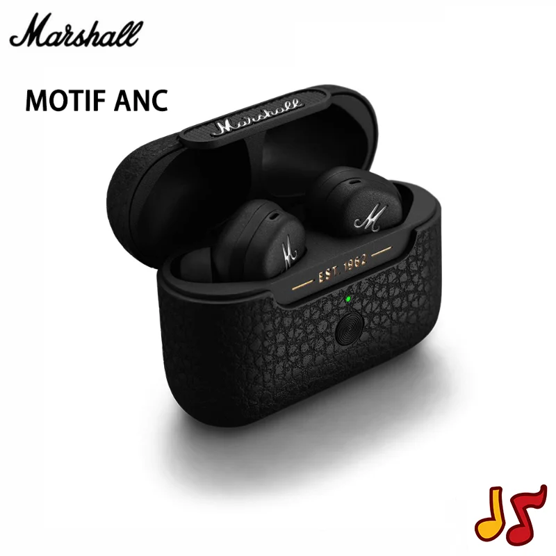 

Original Marshall MOTIF ANC True Bluetooth 5.2 Headphones 40mm Handmade Drivers/3D Stereo Deep Bass Foldable Sports Headset