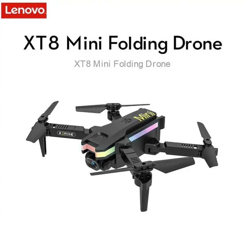 

Дрон Lenovo XT8 Fpv, профессиональный складной мини-Квадрокоптер с HD камерой, с пневматическим давлением и фиксированной высотой, 4K