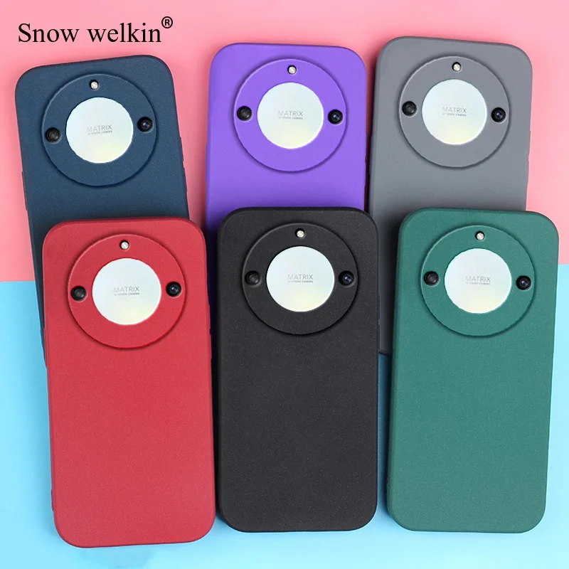 Матовый Мягкий силиконовый чехол для Honor X40 с песком полная защита противоударный