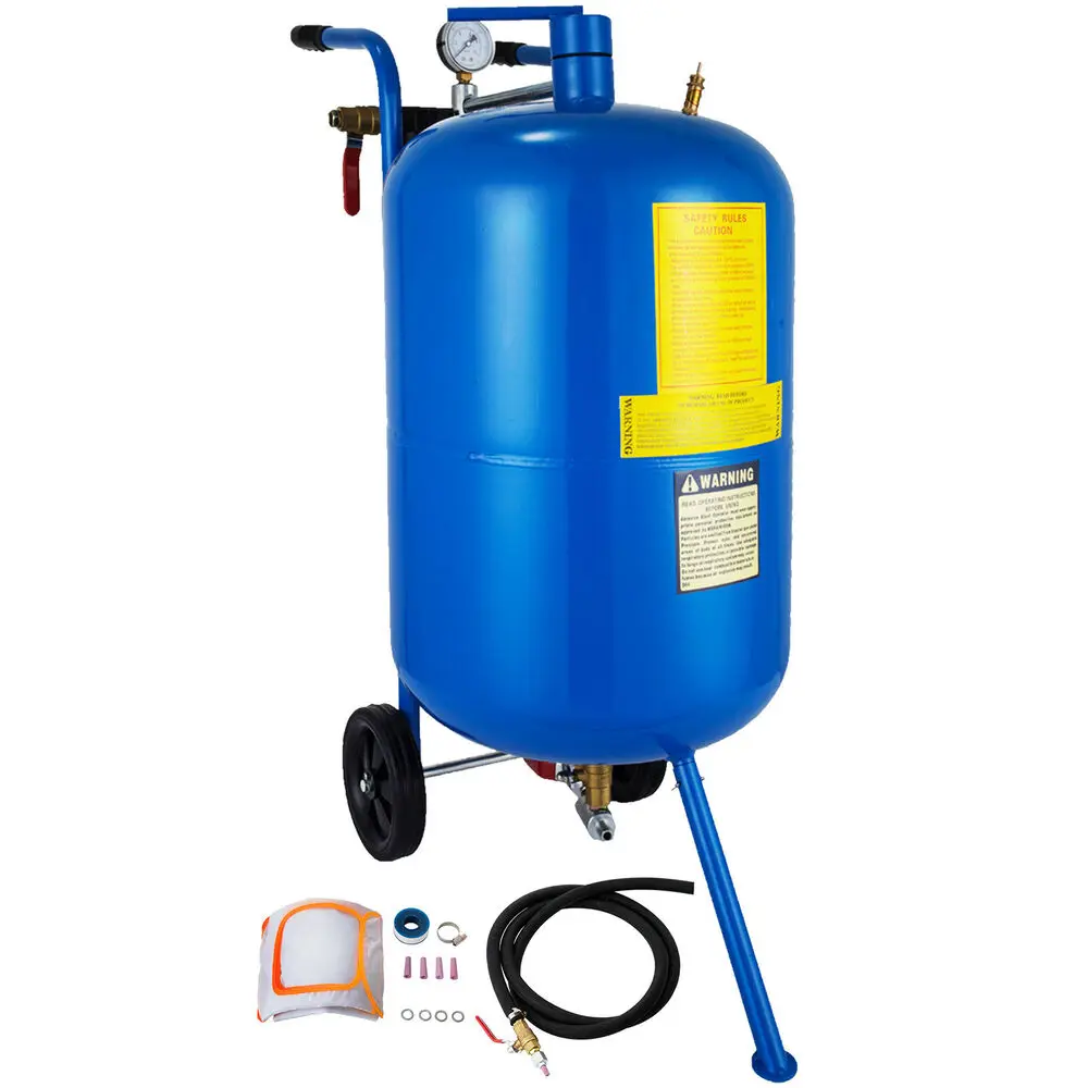 

Sandblaster Bead Pot Sand Blaster Kit 20 Gallon 75L Grit Blasting Sandblasting