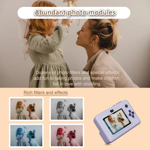 Детская фотокамера с мини-принтером Polaroid