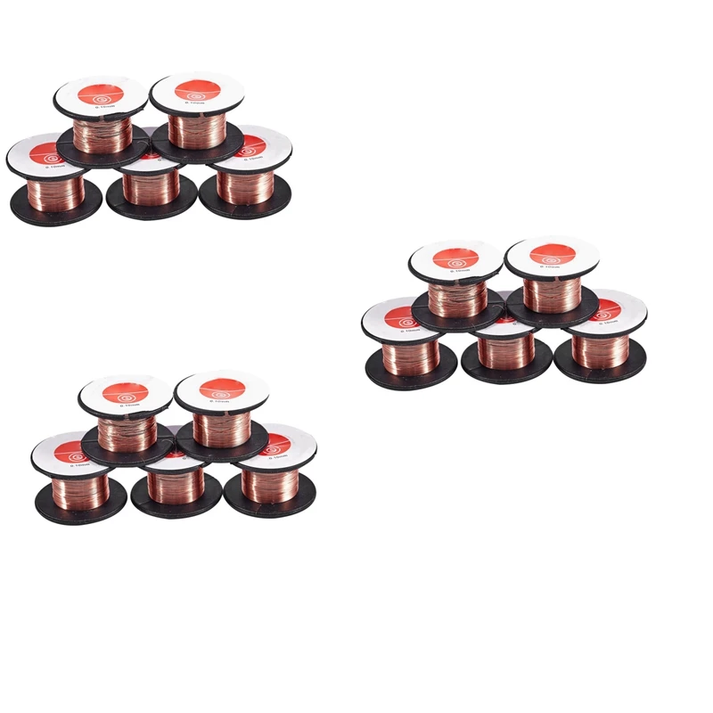 

15 шт., медная паяльная эмалированная катушка диаметром 0,1 мм