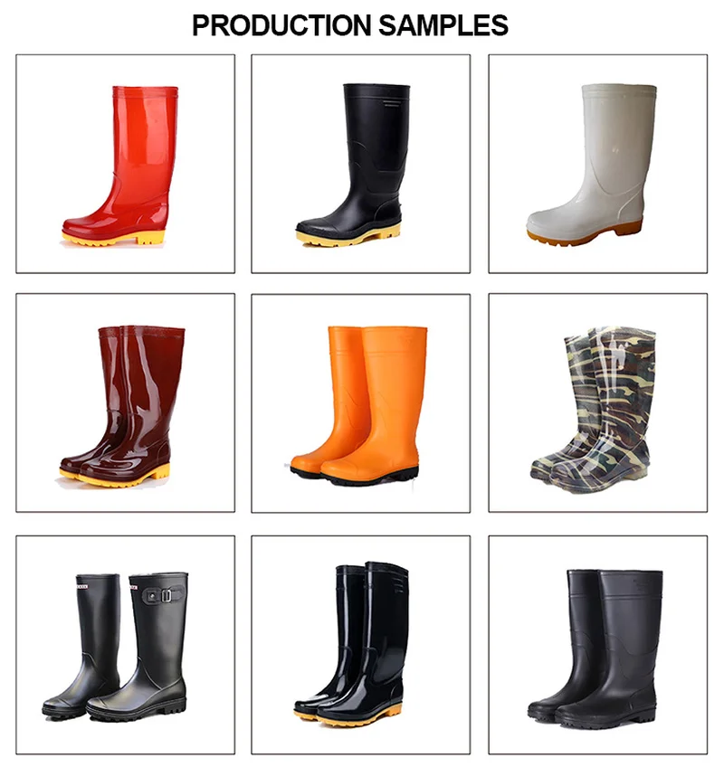Рисунок 3 - Одноцветные ПВХ резиновые сапоги