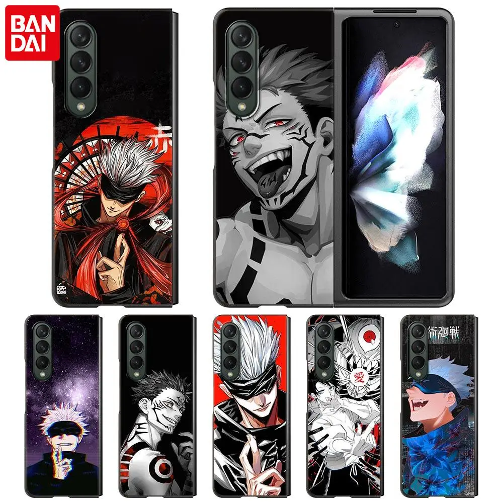 

Anime Jujutsu Kaisen For Samsung Galaxy Z Fold3 5G ZFold3 Phone Case Black Hard Back Shell Capas For Galaxy Z Fold 3 Case Coque