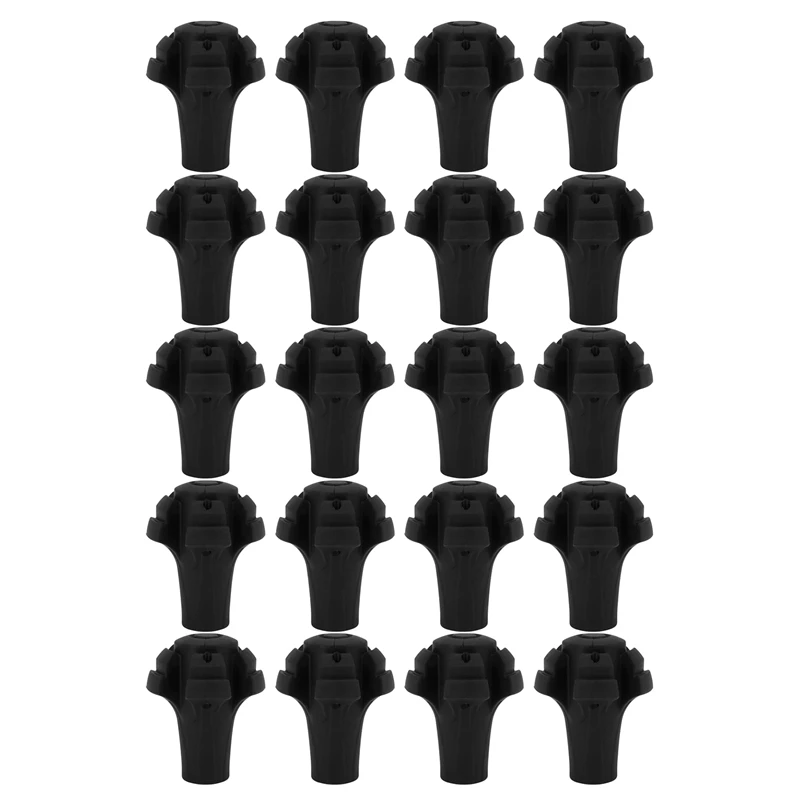 

20X Extra Durable Rubber Replacement Tips (Replacement Feet/Paws / Ferrules/Caps) For Trekking Poles