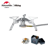 naturehike gas stove gas burner camp stove outdoor mini gas stove camping burner portable gas cooker electronic camping stove
