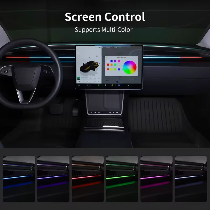 

Версия 2.0, умная система окружающего освещения вентиляционного отверстия, система мониторинга слепых зон BSD для Tesla Model Y Juniper 3 Highland