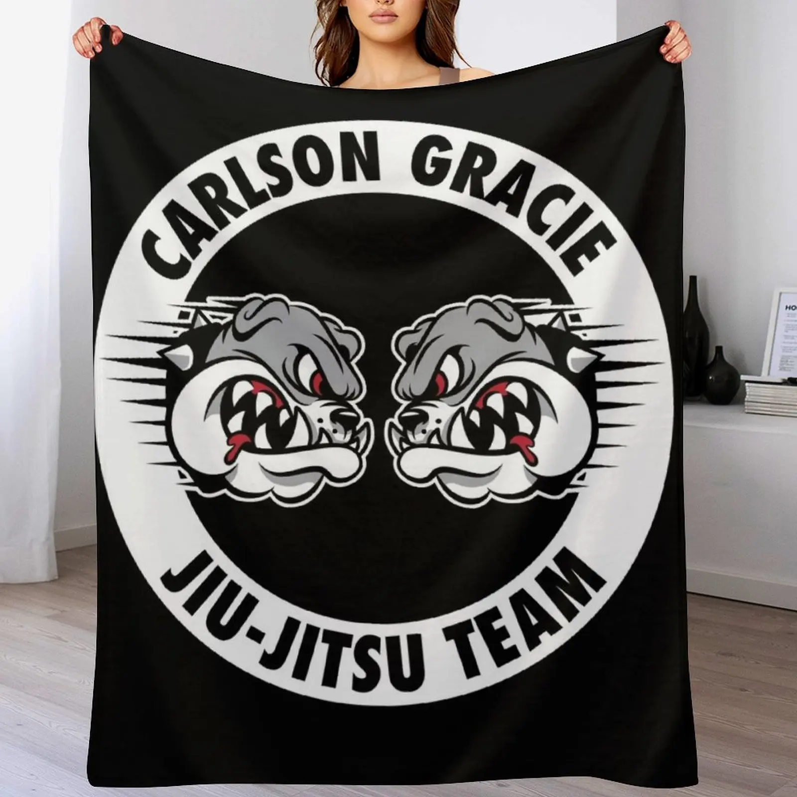 Плед команды Carlson Gracie Jiu-Jitsu