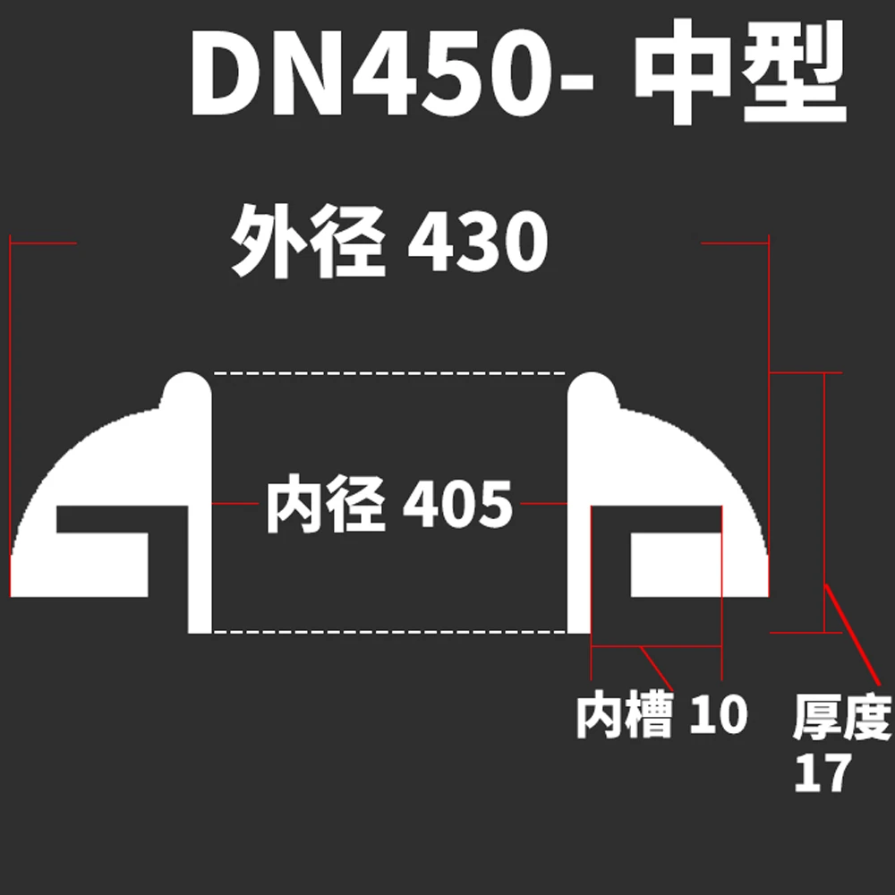 

Силиконовые кольца для пивоварения DN150-DN600