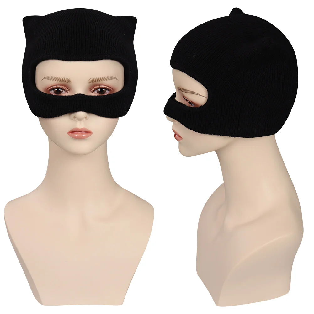 

Selina Kyle Mask Cosplay Latex Masks Helmet Masquerade Halloween Party Costume Props