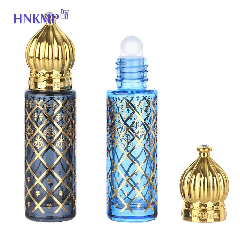 

8ml Portable Glass Roll on Bottlse Mini Essential Oil Container Blending Perfume Bottle Colorful Empty Roller Bottles