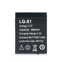 1020100pc lq s1 3 7v 380mah rechargeable lithium battery smart watch battery for qw09 dz09 w8 a1 v8 x6