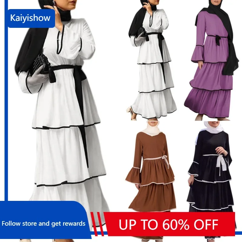 Женское длинное платье-абайя