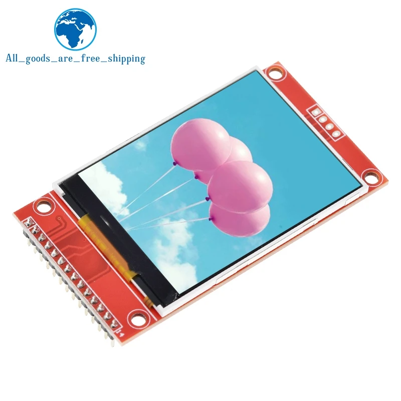 Модуль последовательного порта ЖК 2 4 дюйма 4x240 SPI TFT 5 В/320 в PCB адаптер Micro SD карта