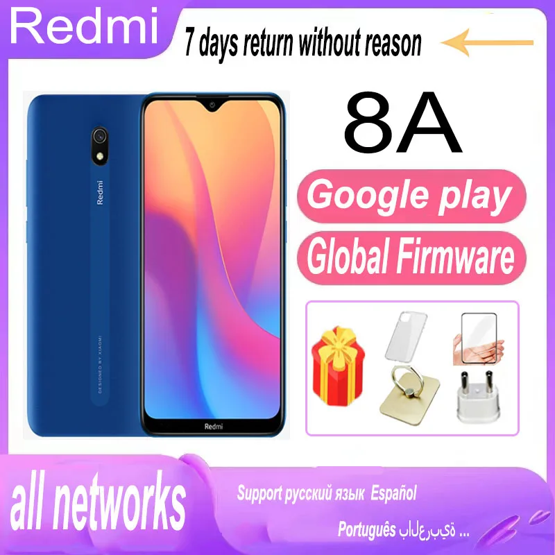 celular global version xiaomi redmi 8A  mobilephone straight talk cell phones unlock android