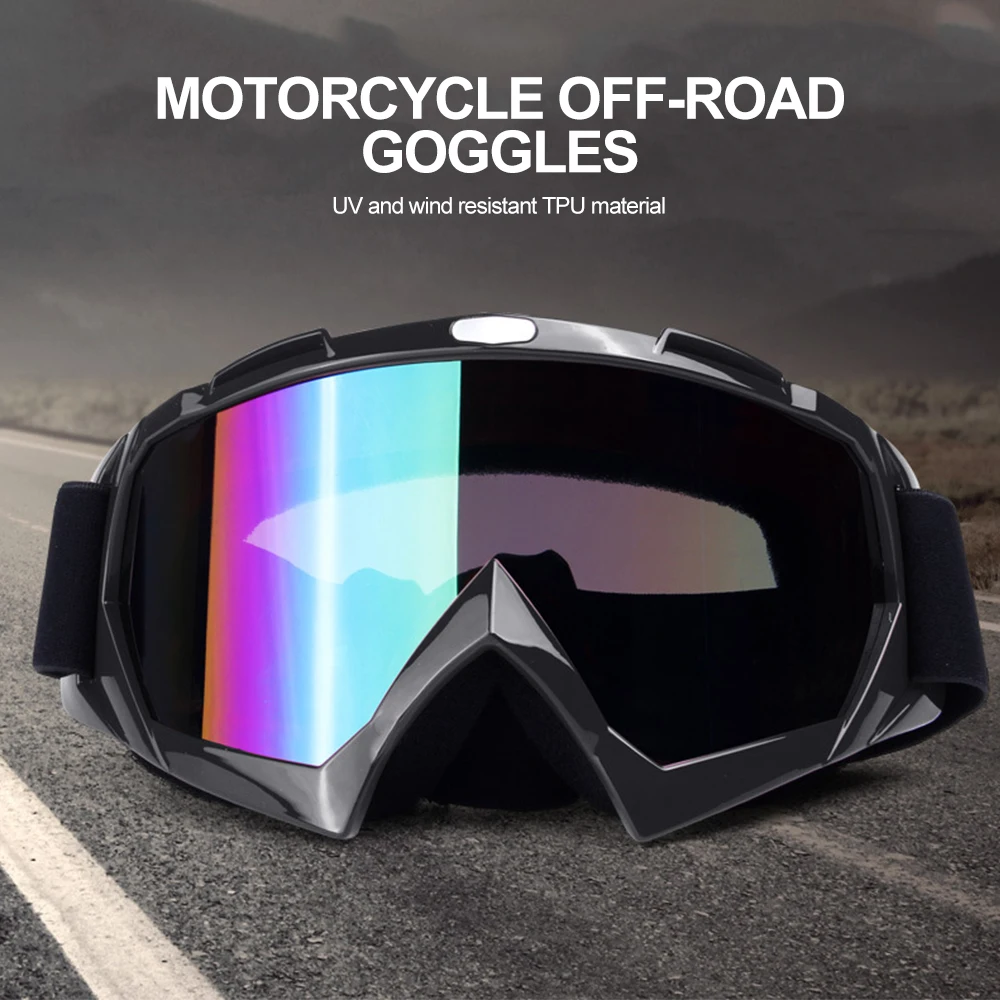 

Dirt Motorcycle Goggles Helmets bike Glasses Outdoor Cycling Glasses Moto Skiing Windproof Sandproof UV Protection Sunglasses