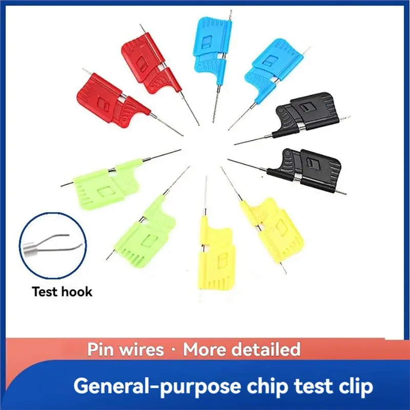 Фото Универсальный тестовый крючок GROCE-Chip, зажим для сжигания BIOS, зажим для логического анализатора с двойным крючком для проводов Dupont без пайки №2