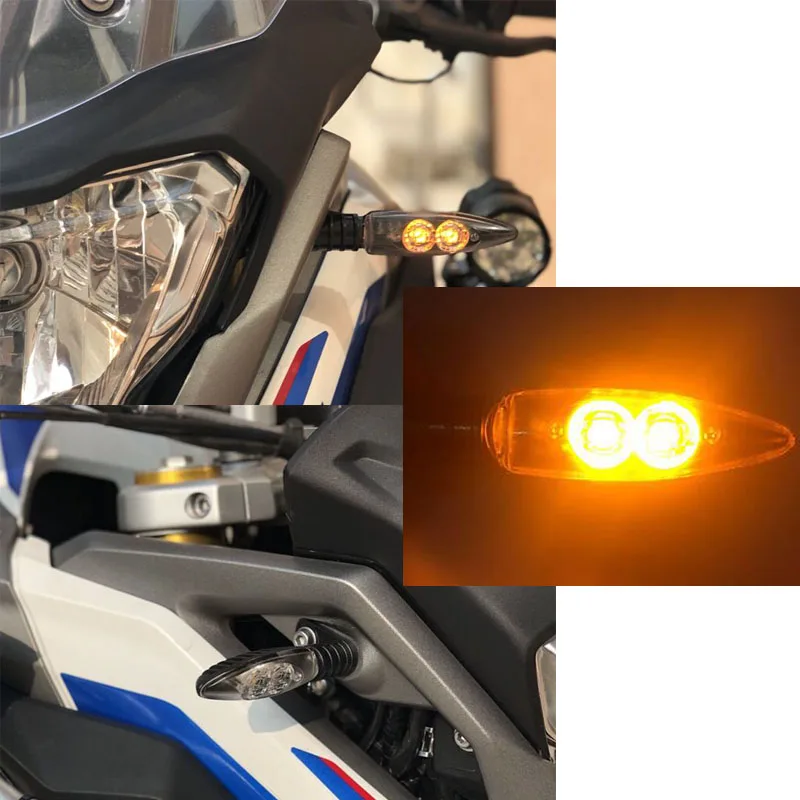 For BMW G310R G310GS C600 SPORT F650GS F700GS F800GS F800R F800GT Motorcycle Front Rear Turn Signal Indicator Light Blinker Lamp images - 6