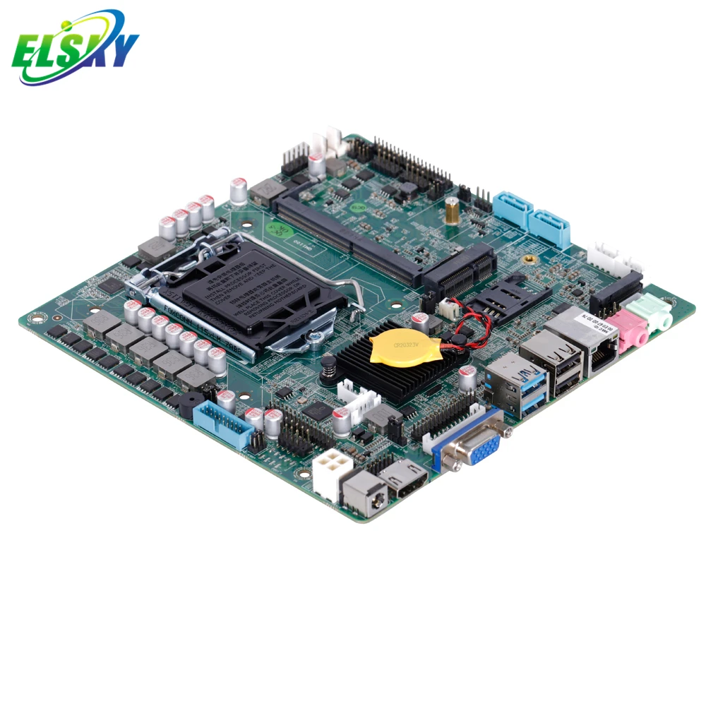 Фото Материнская плата Skylake Core I5-6500 CPU LGA 1151 с поддержкой двух дисплеев 1080P 4K UHD 2K FHD VGA EDP LVDS 1HDMI DDR4 M.2 2LAN №1