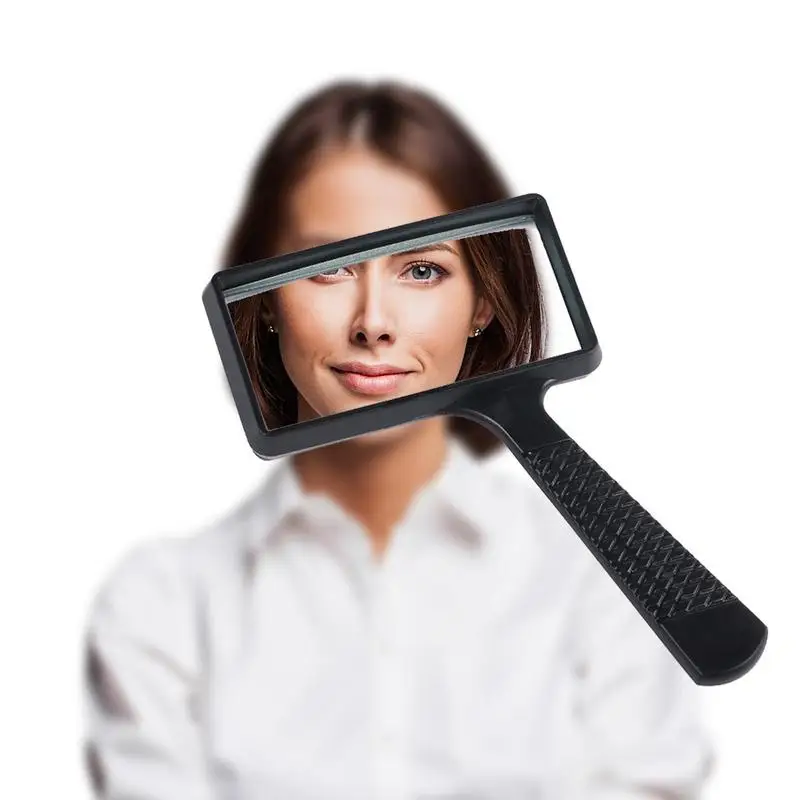 

Handheld Square Reading Magnifier Magnifying Glass Loupe 84026 Optical Instrument Magnifier
