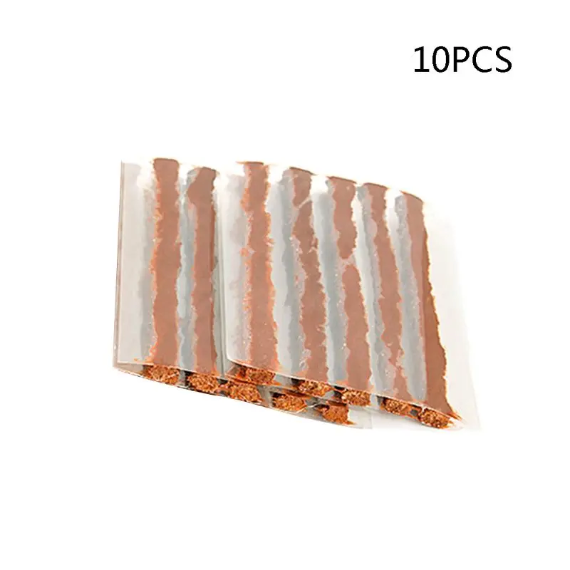 

10Pcs Car Tubeless Tire Seals Repair Strips Stirring Glue for Tyre Plug Puncture Auto Motorcycle Tyre Repair Tools
