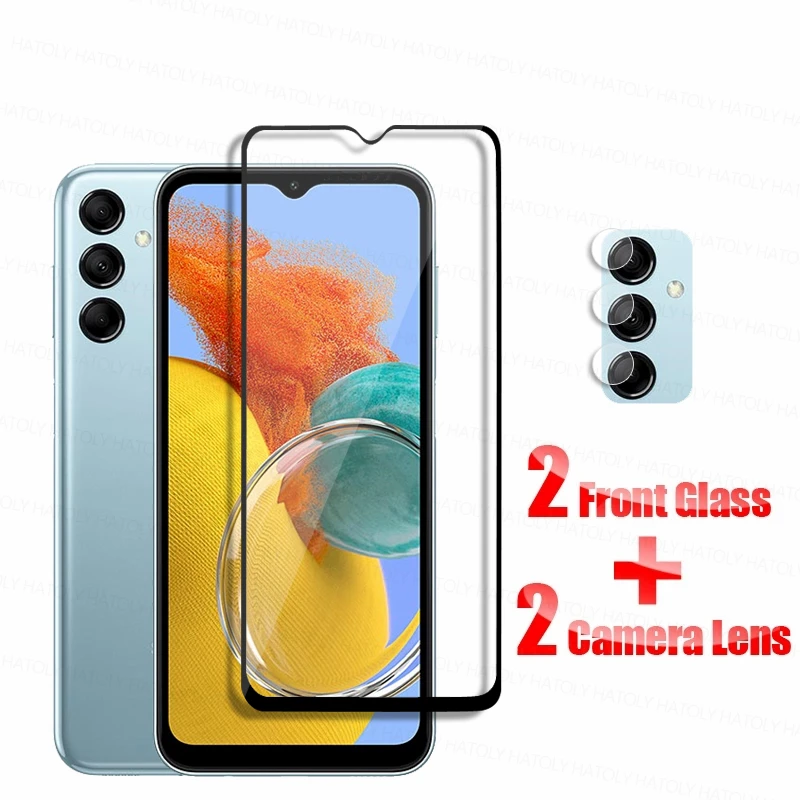 

Glass Full Glue For Samsung Galaxy M14 5G Screen Protector Anti-Scatch Samsung Galaxy M14 M34 M54 5G Tempered Glass Phone Film