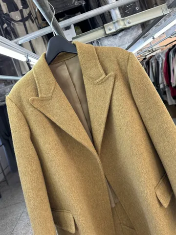 SHENGYAO Ветровка женская свободного кроя синего цвета