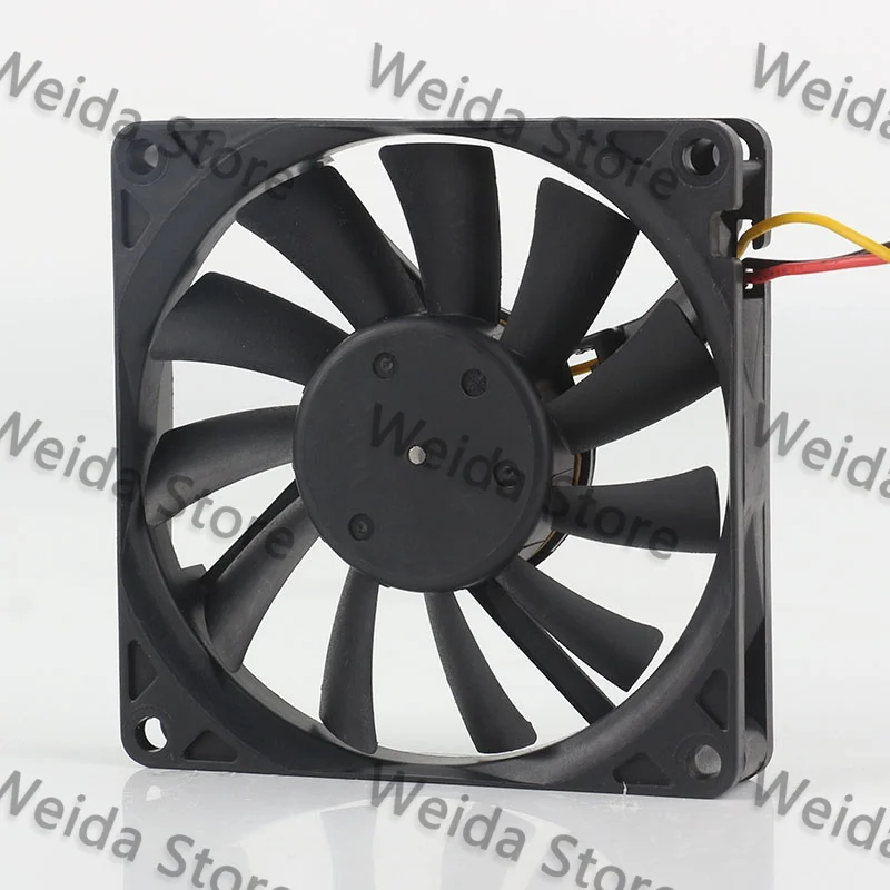 Фото Новый бесшумный вентилятор охлаждения Nidec DC12V 0.09A AC EC 8015 для шасси, 80X80X15MM, для преобразователей частоты, 3-проводной, D08R-12TS1 03B №4