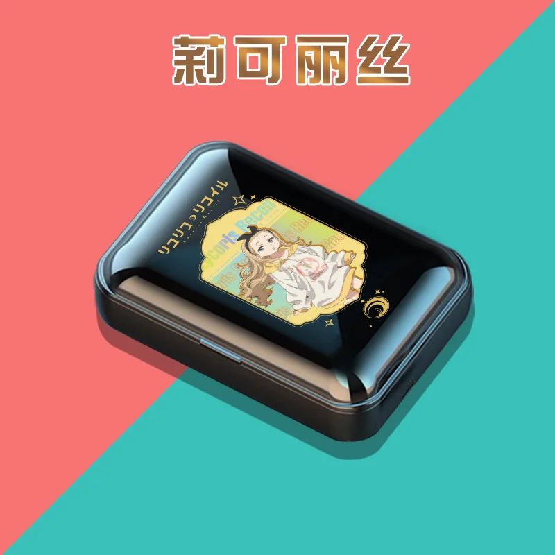 Аниме Lycoris Recoil Bluetooth наушники nishikier Chisato Cosplay Inoue Takina для Android беспроводные 5.0